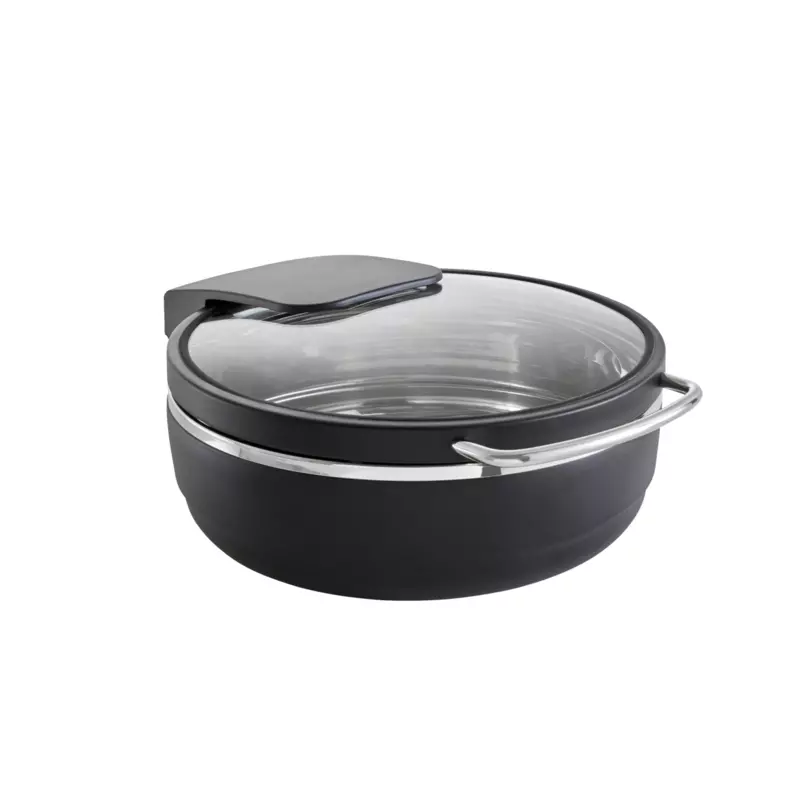 Chafing Dish round, black/stainless steel, INDUCTION PLUS - EXCELLENT - 57.0001.9600 Product Image