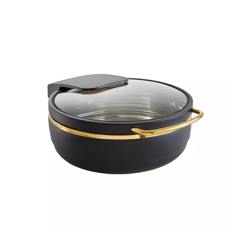Chafing Dish round, black/gold, INDUCTION PLUS - EXCELLENT - 57.0001.9200 Product Image